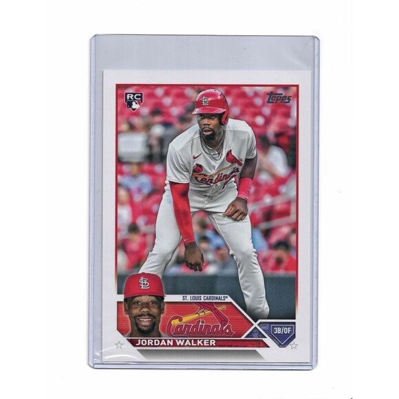 Jordan Walker RC SP 2023 Topps Flagship Collection #OTCSP-1 Oversized Cardinals - Picture 3 of 6